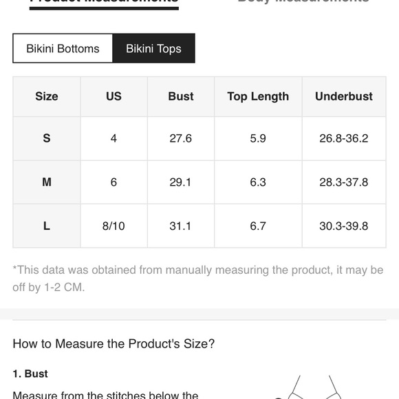 SHEIN Plain Bikini Swimsuit High Waisted with Crisscross Top - Picture 4 of 6